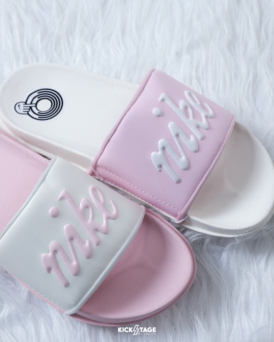 男女鞋 NIKE W OFFCOURT SLIDE MIX 粉紅 陰陽配色 Q彈 泡棉 休閒 拖鞋【FQ7646-104】