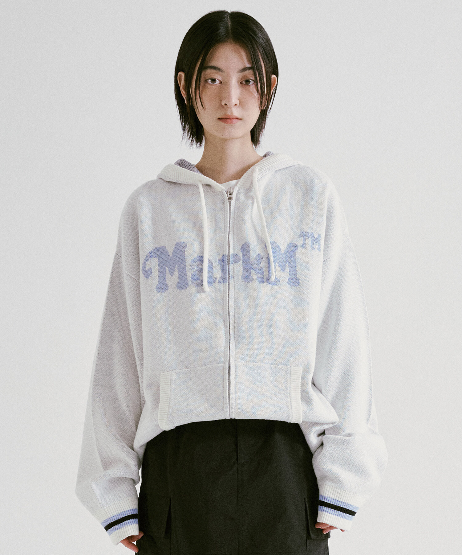 【直播】MARKM LL060349 小貓連帽拉鍊外套