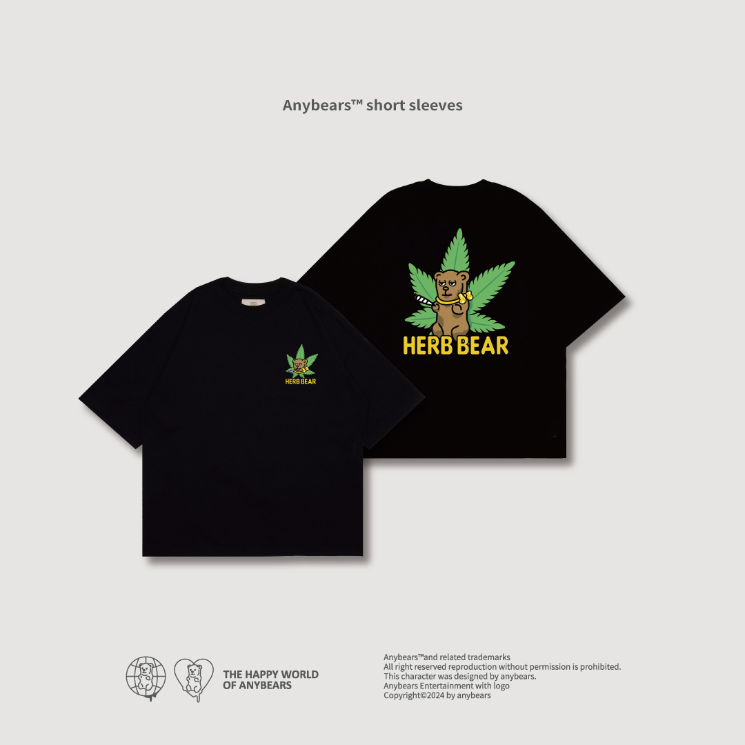 ANYBEARS® Herbal Gummy BEAR 草本軟糖熊 短Tee