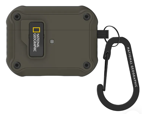 國家地理｜AirPods系列 自動開蓋耳機殼｜卡其/黑/黃/灰