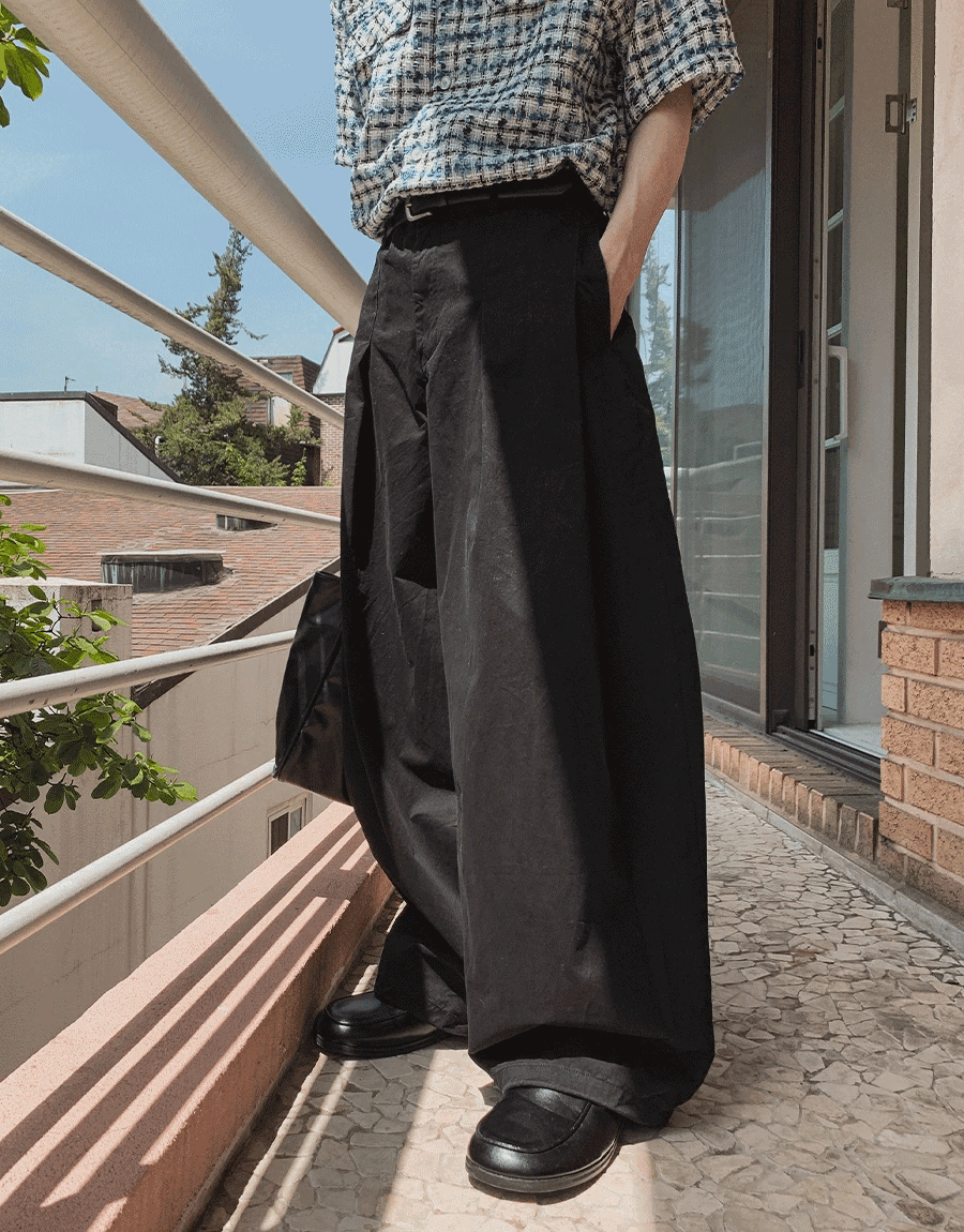 God Tupin Tuck 兩用斜紋布休閒褲