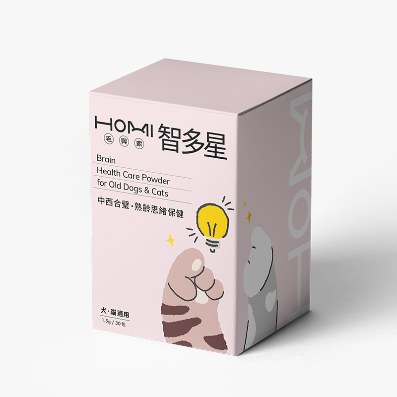 HOMI毛與家 智多星 熟齡思緒保健粉