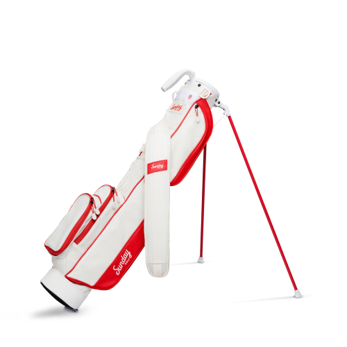 THE LOMA | Red& off-white Par 3 Bag 曜紅霧白