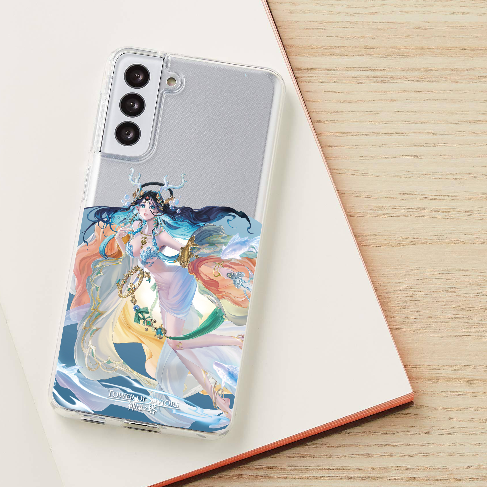 《神魔之塔》黑金三星手機殼（鯉躍天翔 ‧ 軒轅）