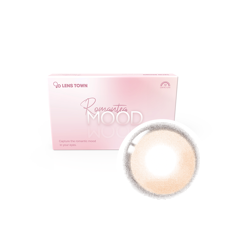 Lenstown 月拋【沐光杏Satin brown】 (韓國原裝進口,1片裝)