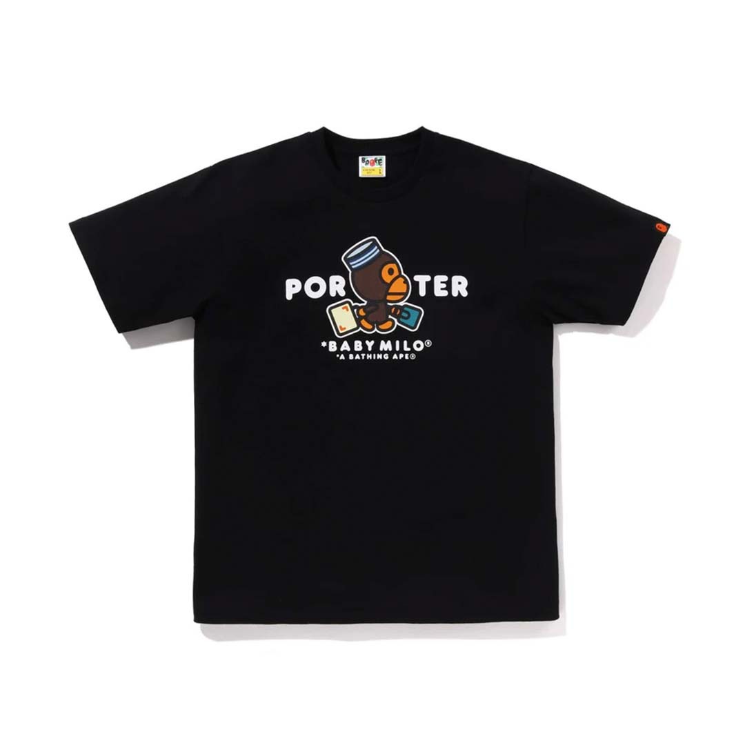 2025SS A BATHING APE BAPE x PORTER STAND BABY MILO TEE 聯名 MILO 短T 現貨 2L23110909