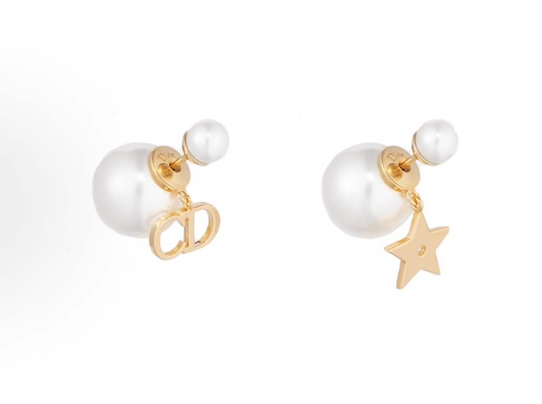 Dior Tribales 耳環 白色