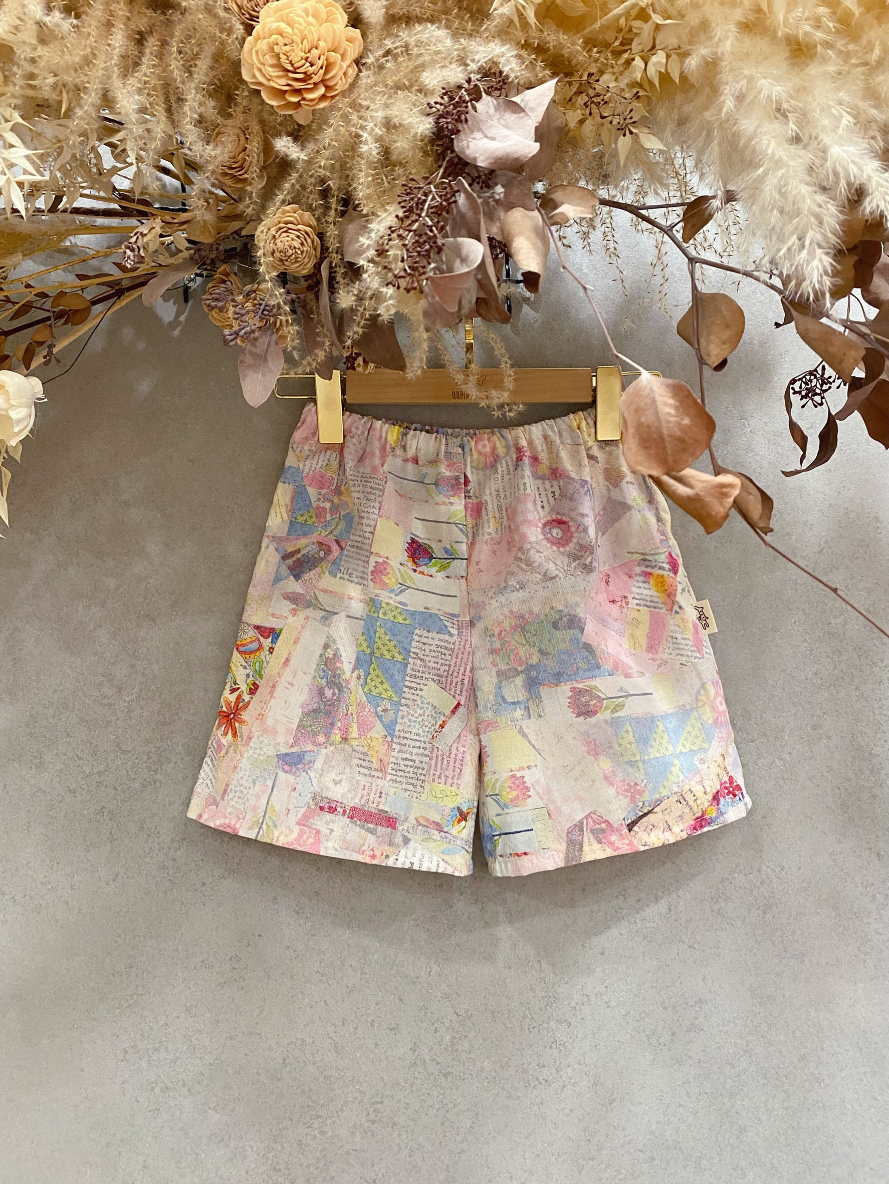 繽紛彩繪 短褲(120)