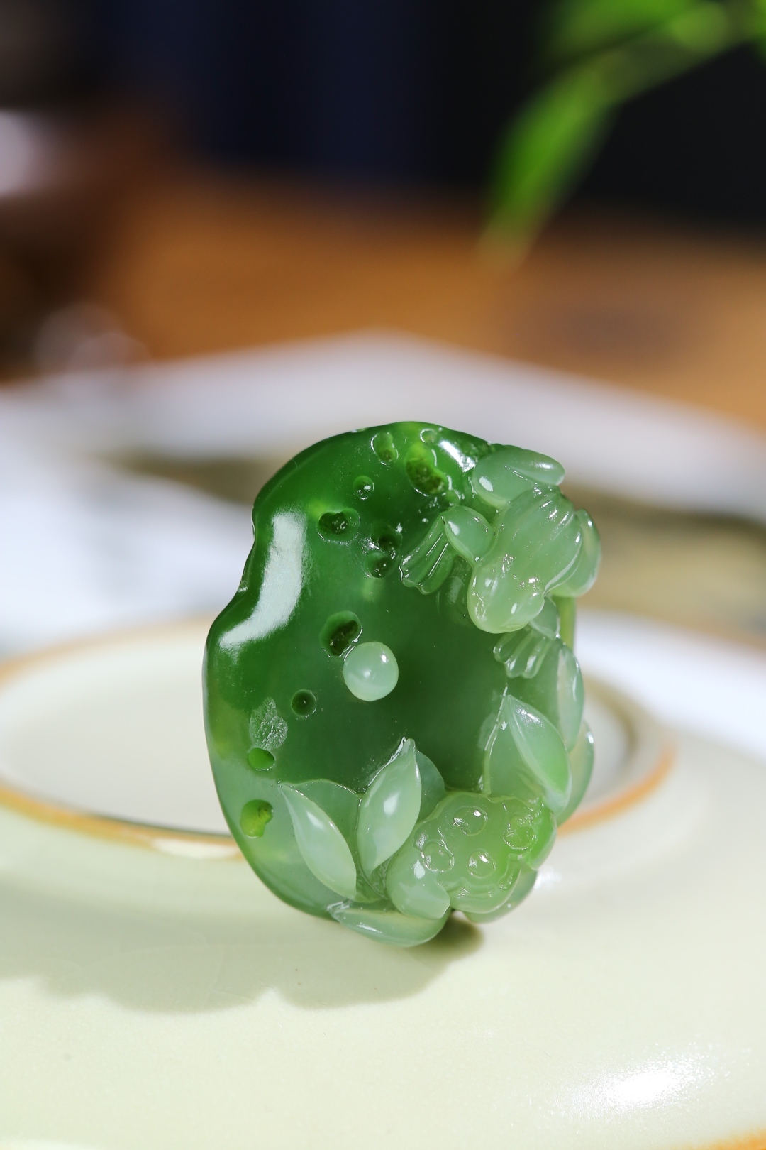 和田玉呱呱來財,天然和田玉軟玉