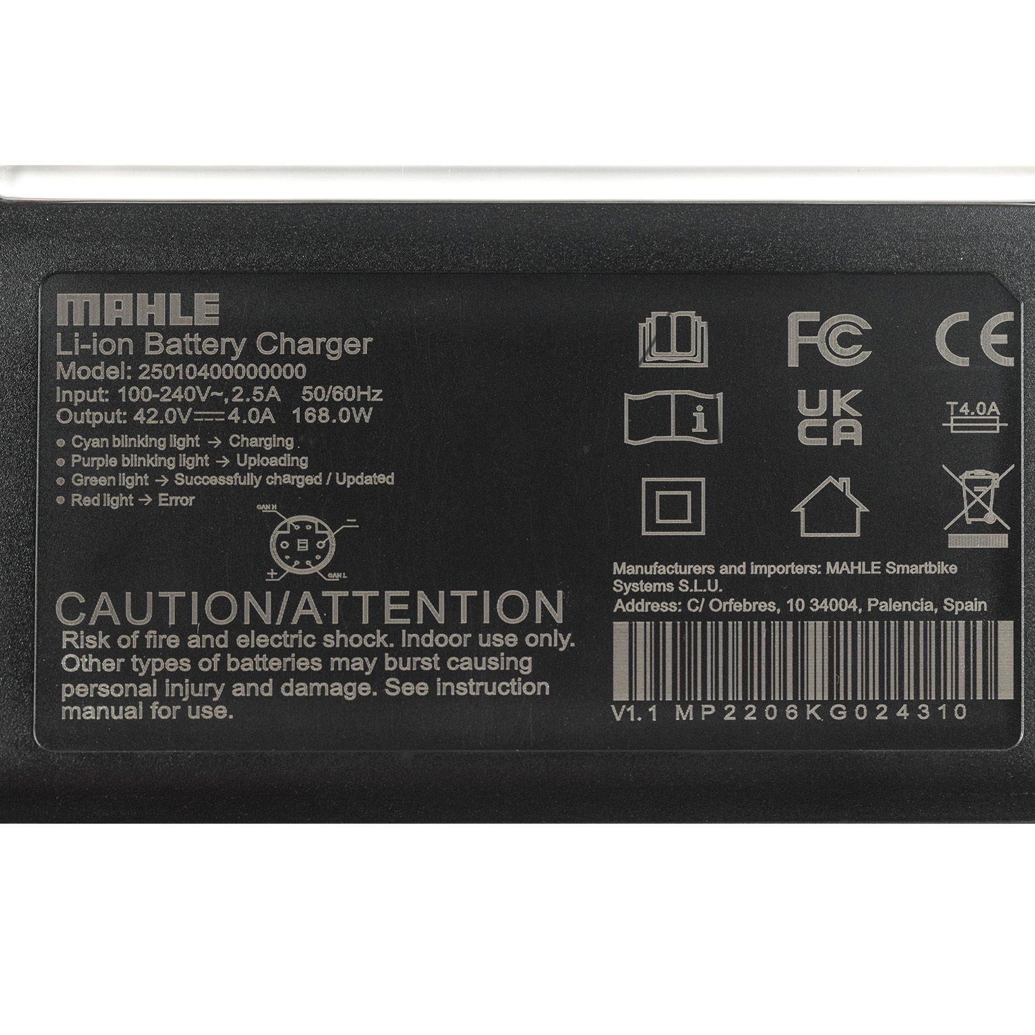 Mahle ACTIVE CHARGER+GCU 4A for MAHLE X20 System #X596