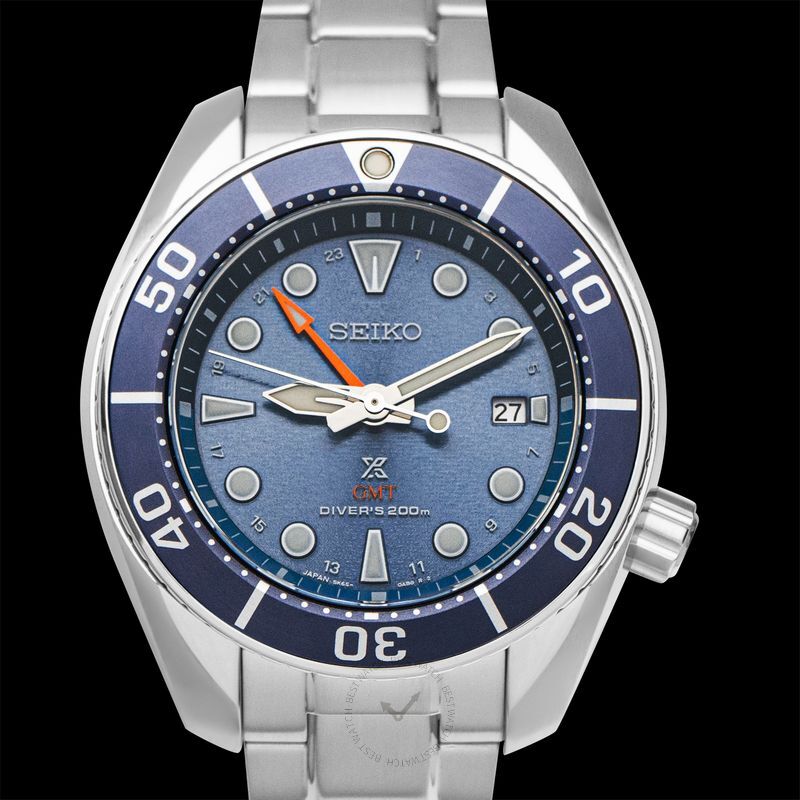 Seiko 精工 Prospex GMT Prospex Sumo SFK001J1 SFK001 Blue Dial Solar Diving Watch 藍色錶盤太陽能潛水錶
