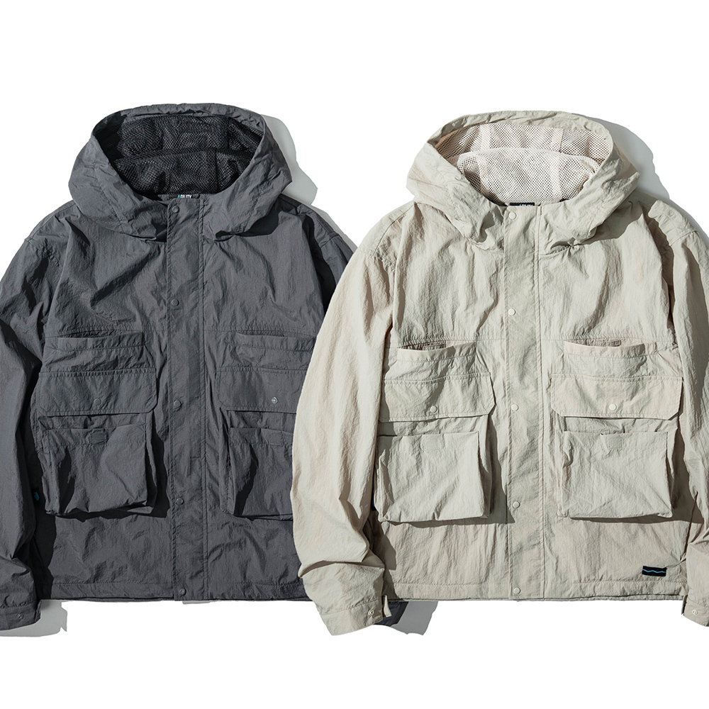 ｜WAVE OFF｜JKS AGILITY 聯名 防潑水 多口袋外套 工裝 城市 釣魚 路亞