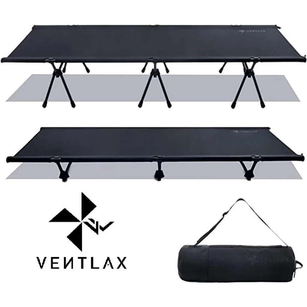 日本Ventlax 【一般版】兩用靜音輕量行軍床(含增高腳)/600D 共三色