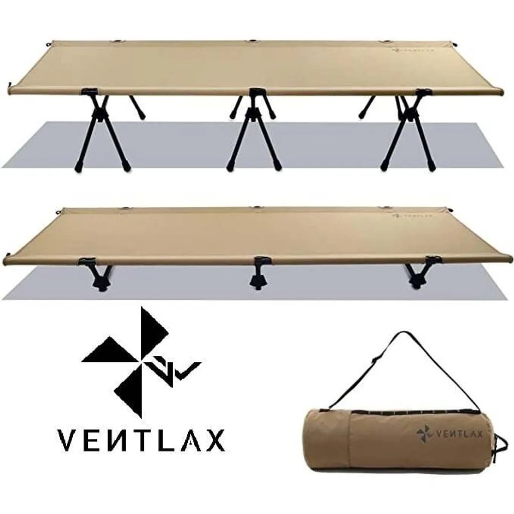 日本Ventlax 【一般版】兩用靜音輕量行軍床(含增高腳)/600D 共三色