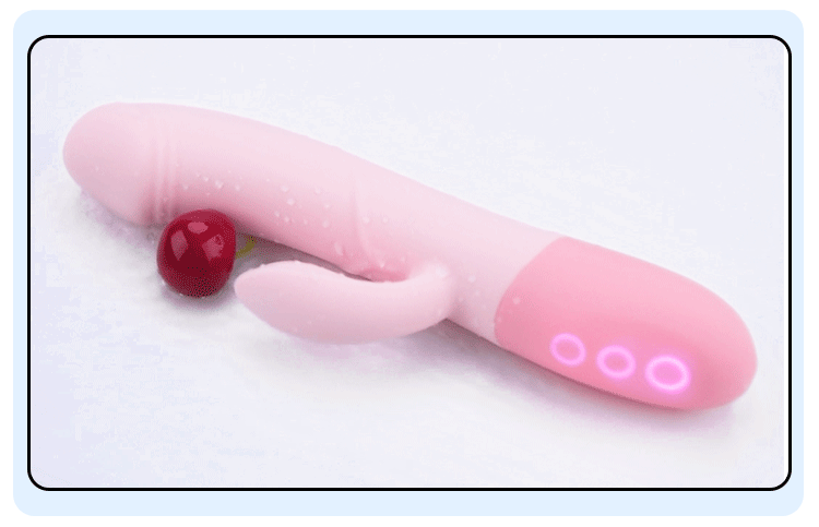 【小怪獸 x Erocome】Erocome - Crater Smart 智能可加熱雙頭按摩棒 - 粉色