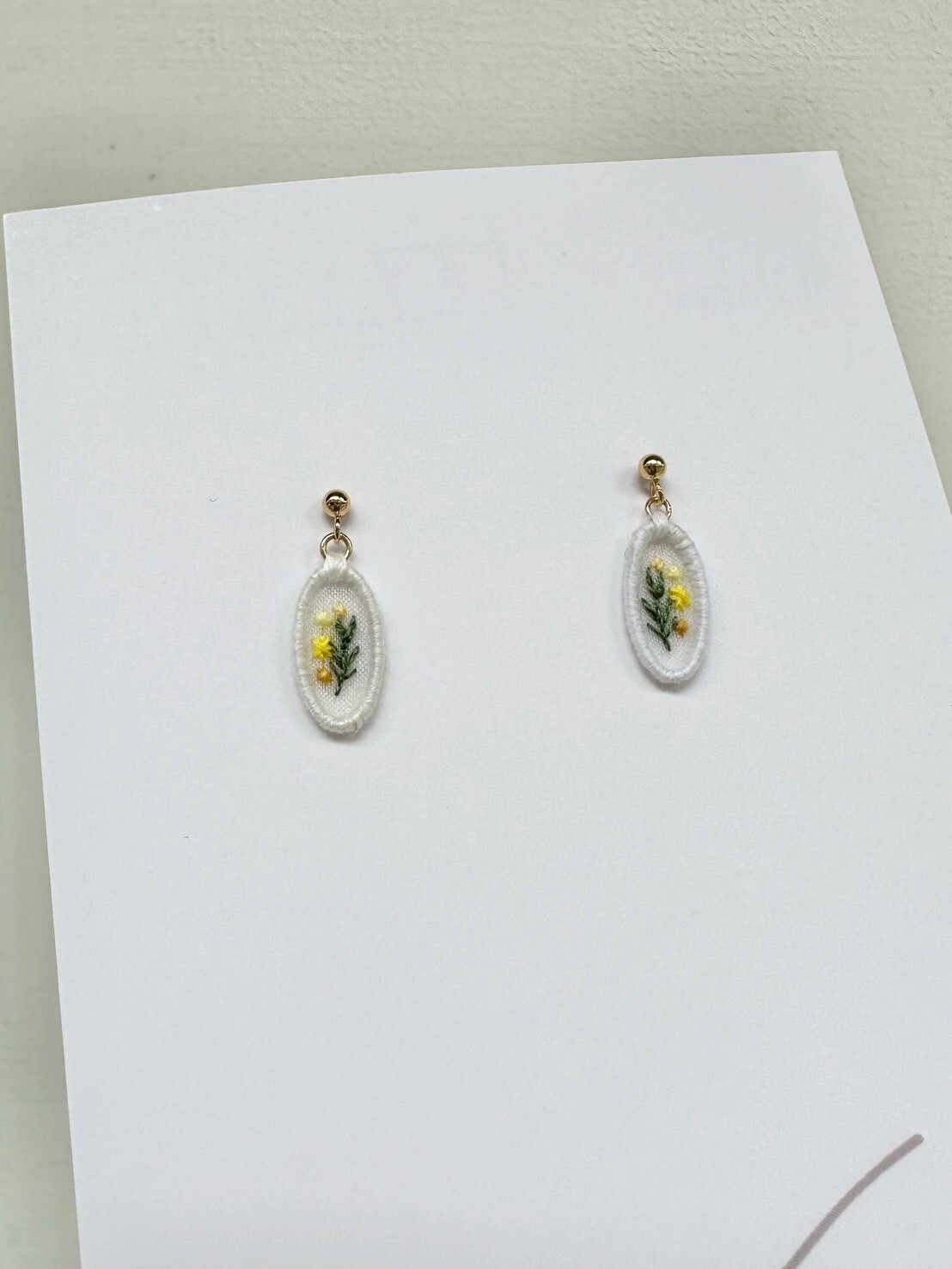 [scllage] P.S.系列 - 刺繡耳針 | 含羞草 | S | NO.56