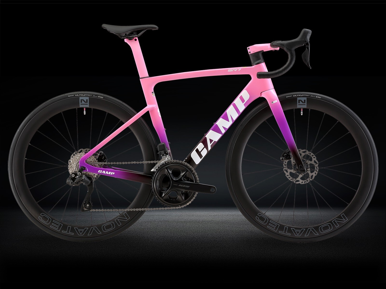 CAMP 坎普 SR7 105 12速 di2 電子變速 一體把 碳纖版輪 /水彩綠/皇家粉/競速黃