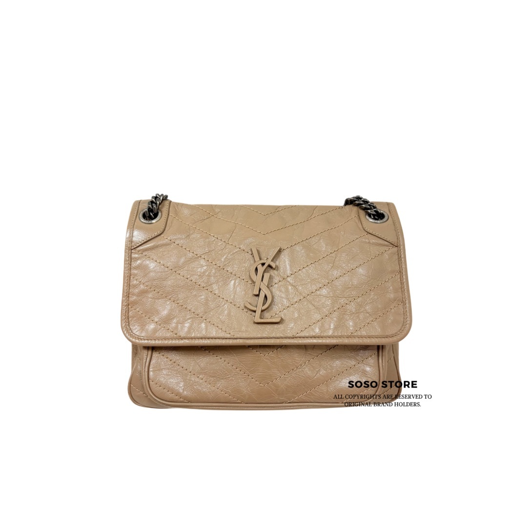 YSL Niki Bag -  Khaki / Shw