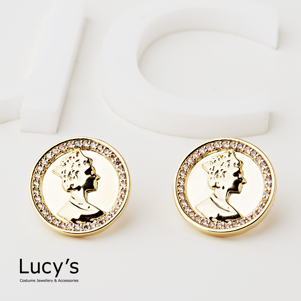 皇室金幣 耳環 (122968)