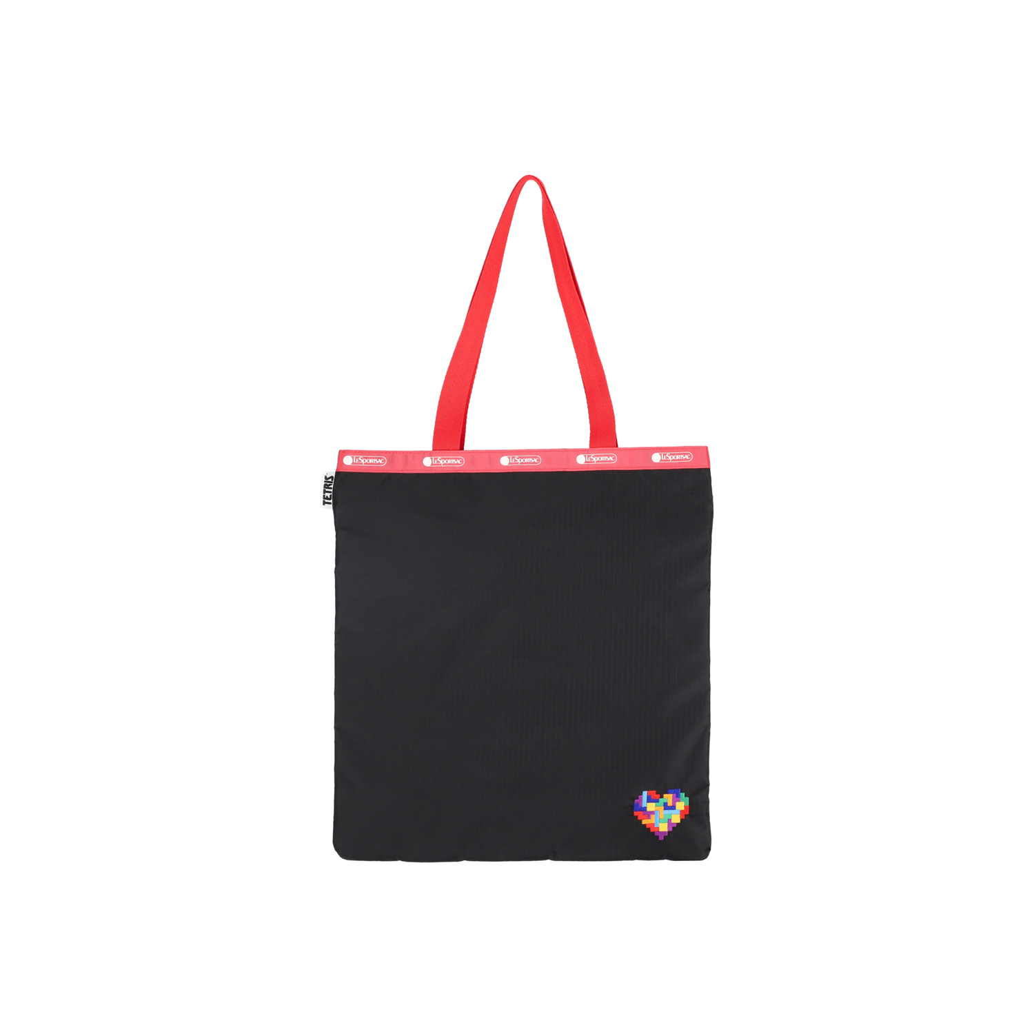 大型肩背托特包 (TETRIS HEART EMB TOTE)