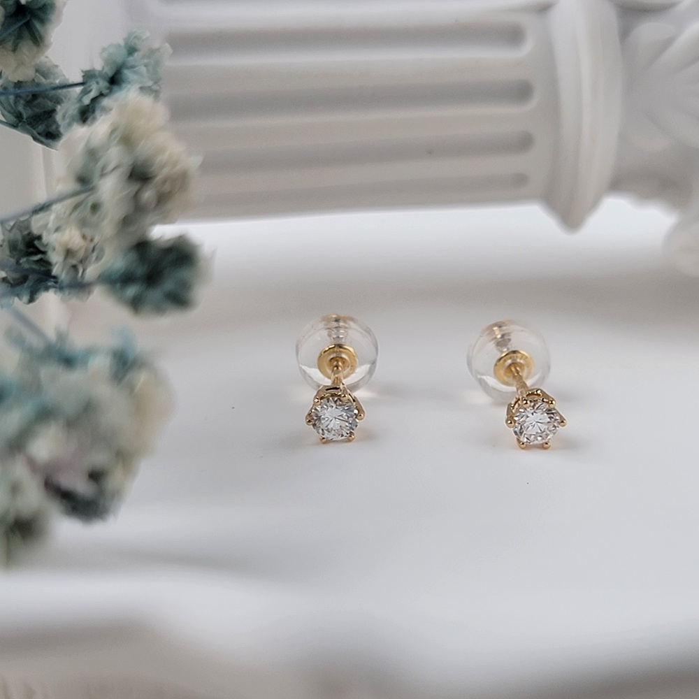 【me.luxe】K18LAB鑽石20分耳環