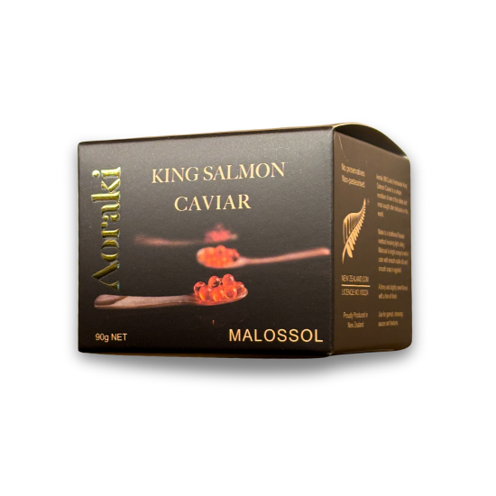 庫克山冰河帝王鮭魚子醬 90g (薄鹽調味-急速冷凍)