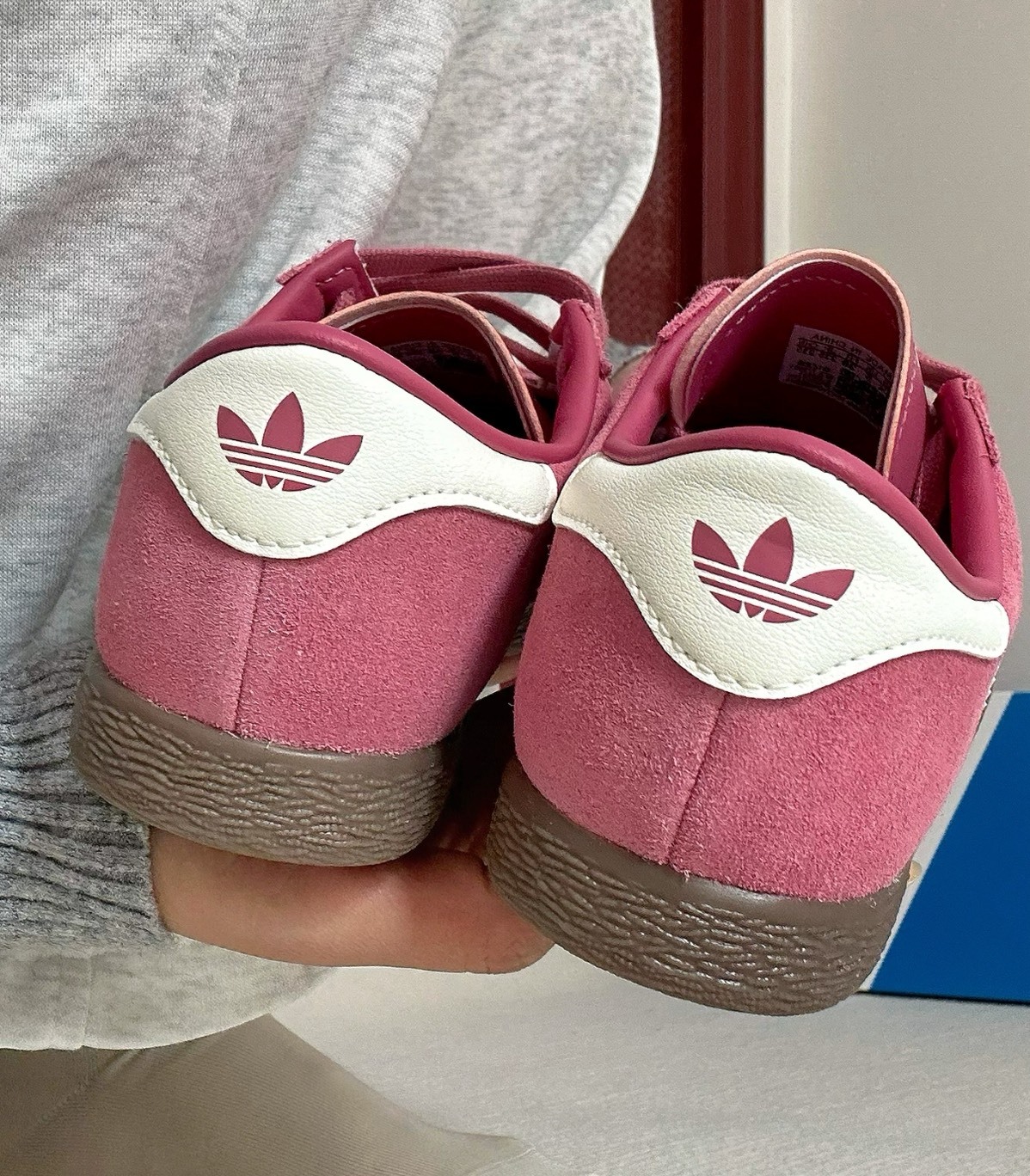 adidas Stadt 三葉草粉色板鞋 女款 復古百搭 薄底設計