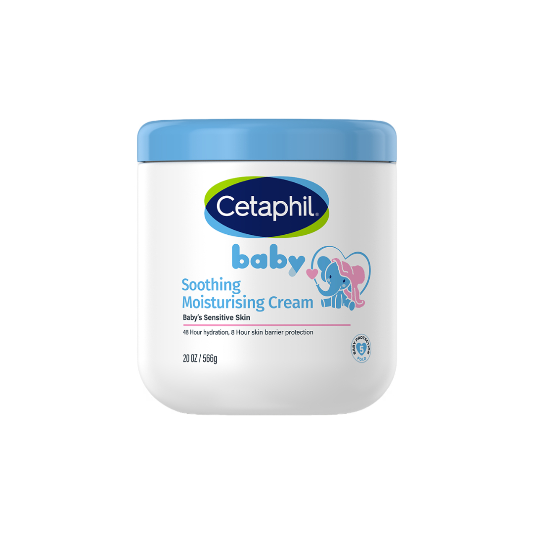 Cetaphil 舒特膚 Baby 嬰兒舒緩保濕霜 566g - 48小時保濕，守護寶寶肌膚