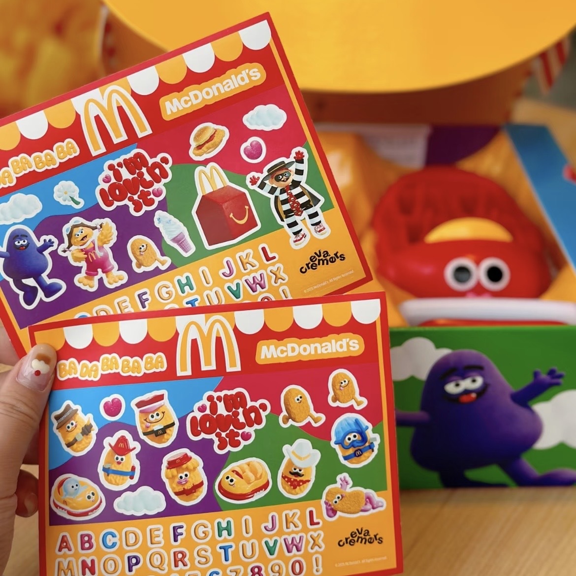 麥當勞 碰碰車 雞塊 薯條 玩具 玩具車 MT25060101