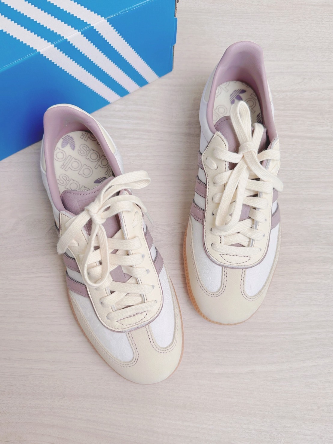 ADIDAS SAMBA OG 奶油香芋紫