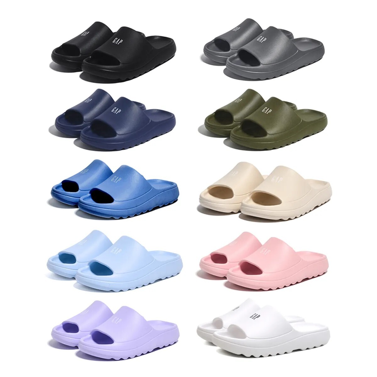 【OWN】GAP 防水拖鞋 夏天 涼拖鞋 全防水 小YZY Yeezy 韓國限定 不分男女 黑色 深藍 深灰 深綠 藍色 奶茶 淺藍 粉色 紫色 白色