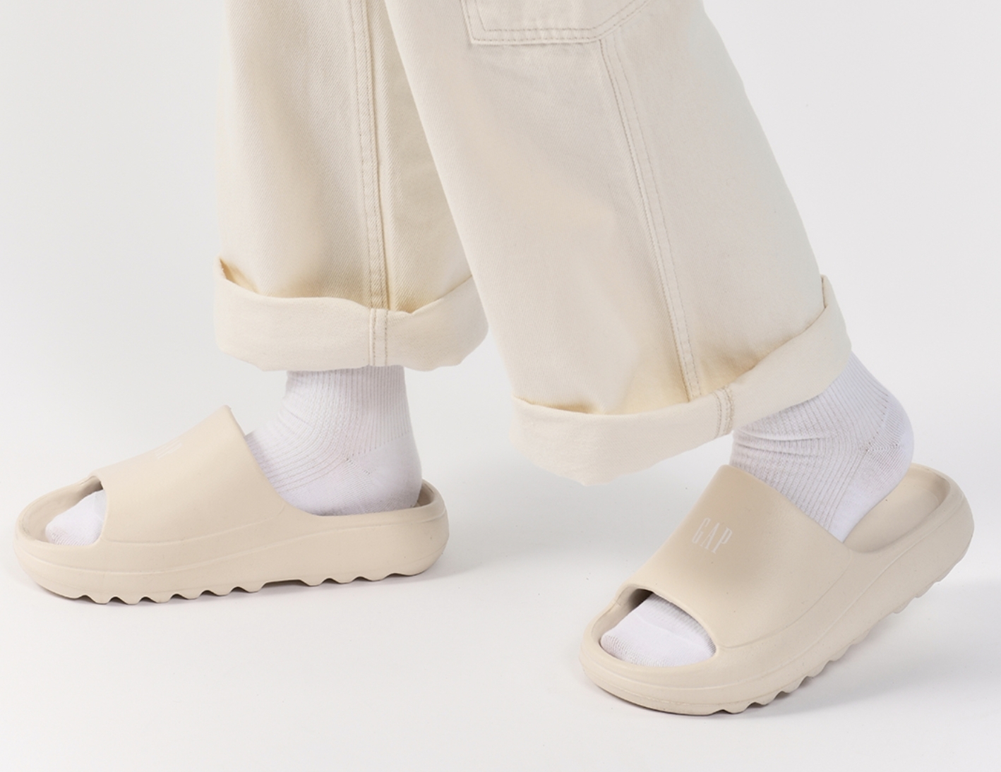 【OWN】GAP 防水拖鞋 夏天 涼拖鞋 全防水 小YZY Yeezy 韓國限定 不分男女 黑色 深藍 深灰 深綠 藍色 奶茶 淺藍 粉色 紫色 白色