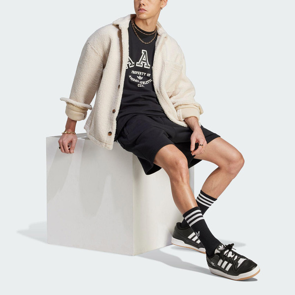 Adidas Hack AAC Shorts HZ0699 男 短褲 亞洲版 運動 休閒 毛圈布 舒適 穿搭 黑