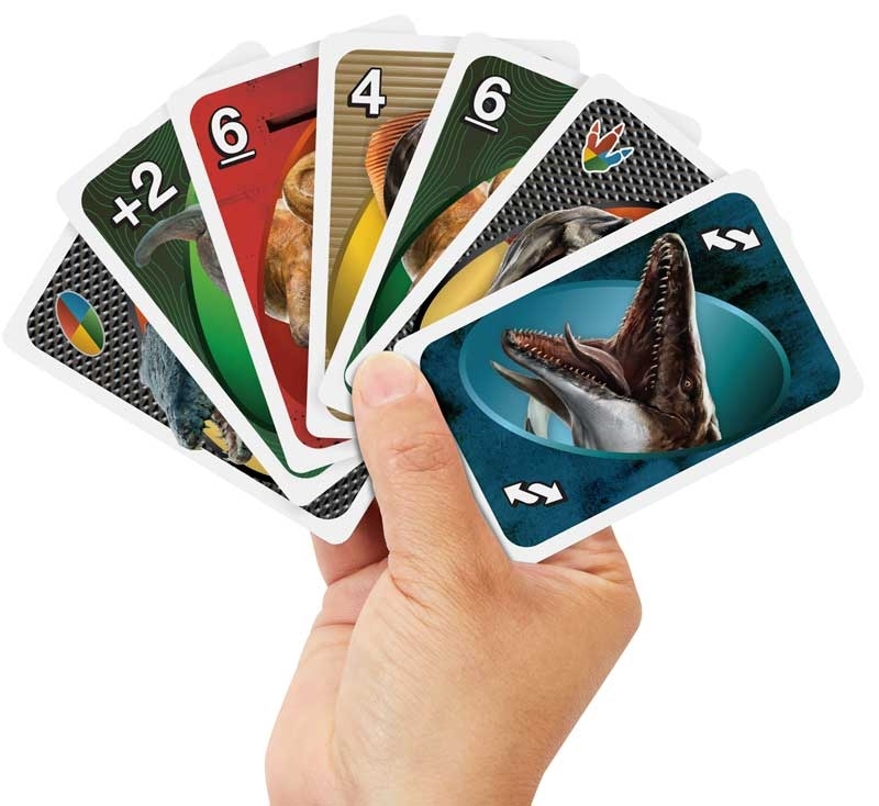 《 MATTEL 》  UNO 侏羅紀世界電影版