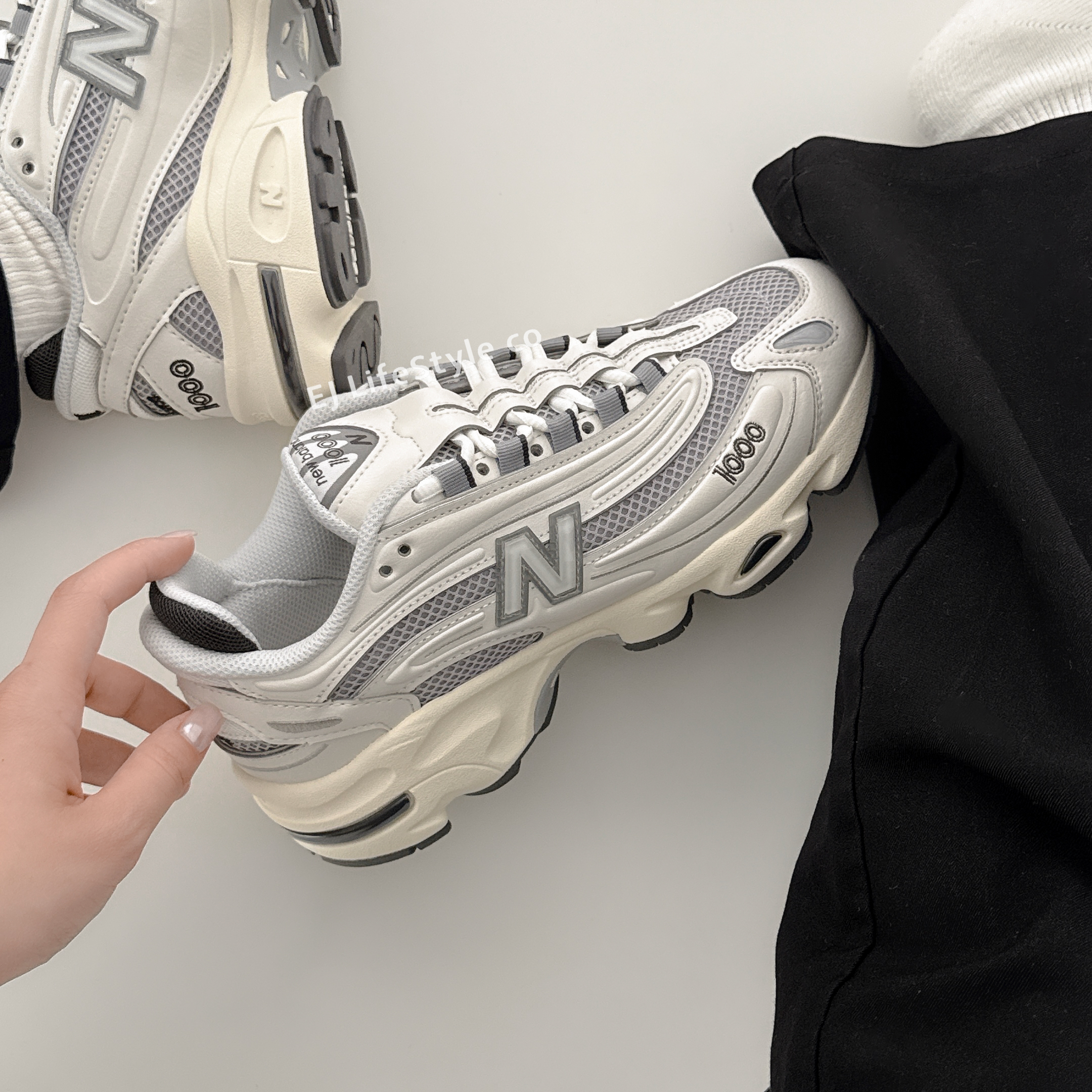 NEW BALANCE M1000 NB 海鹽灰 奶油色 復古 仿舊 IU代言同款 李知恩 男鞋 M1000MEW / 調貨