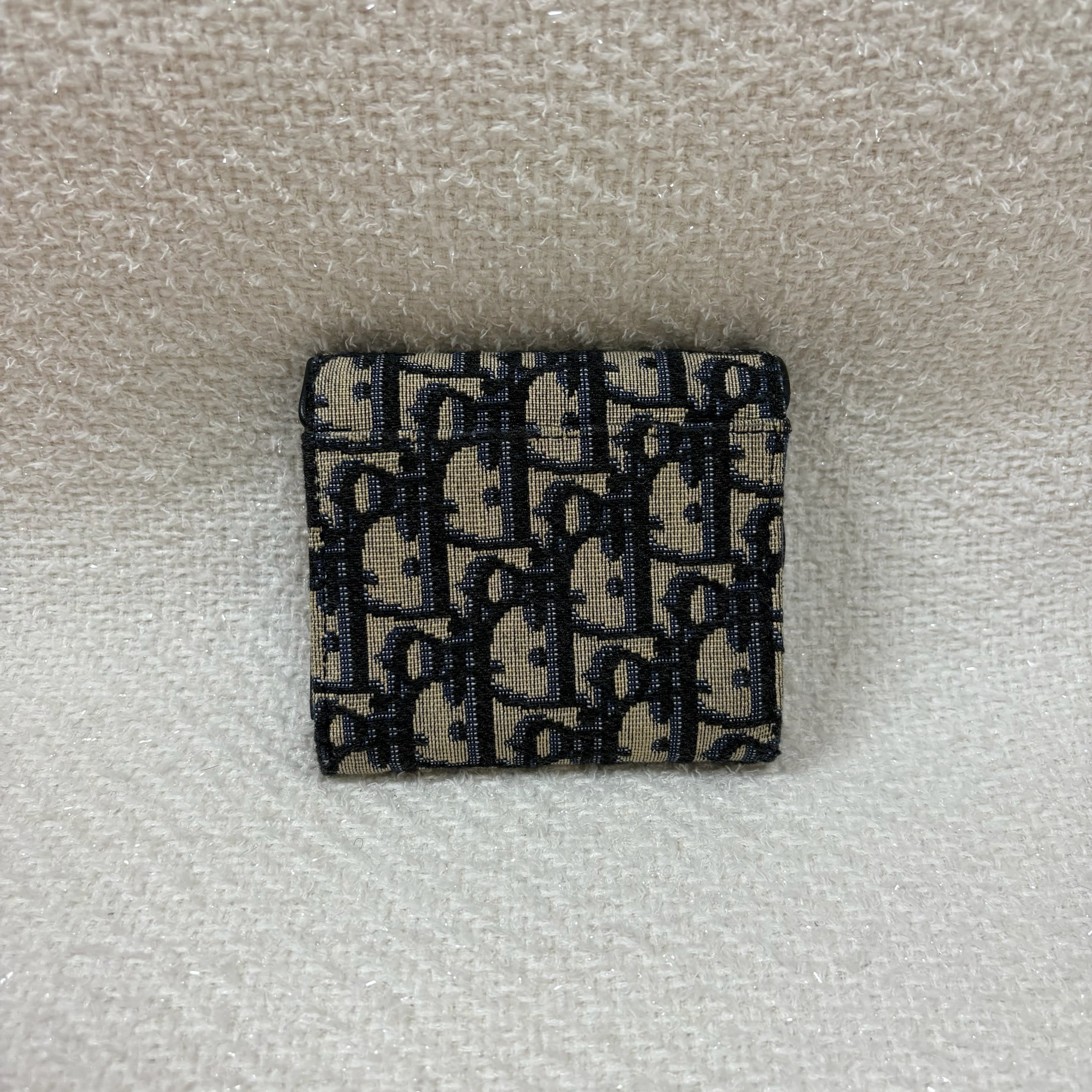 Dior Short Wallet - Blue / Ghw