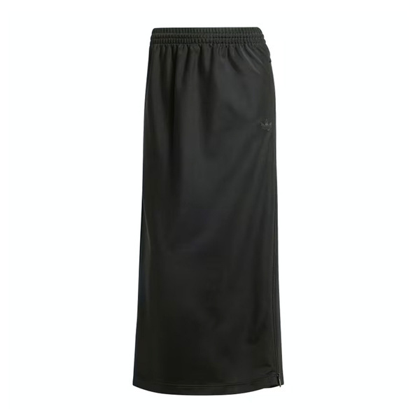 Adidas Firebird Skirt IW5518 女 長裙 運動裙 休閒 拉鍊 開衩 三葉草 簡約 黑