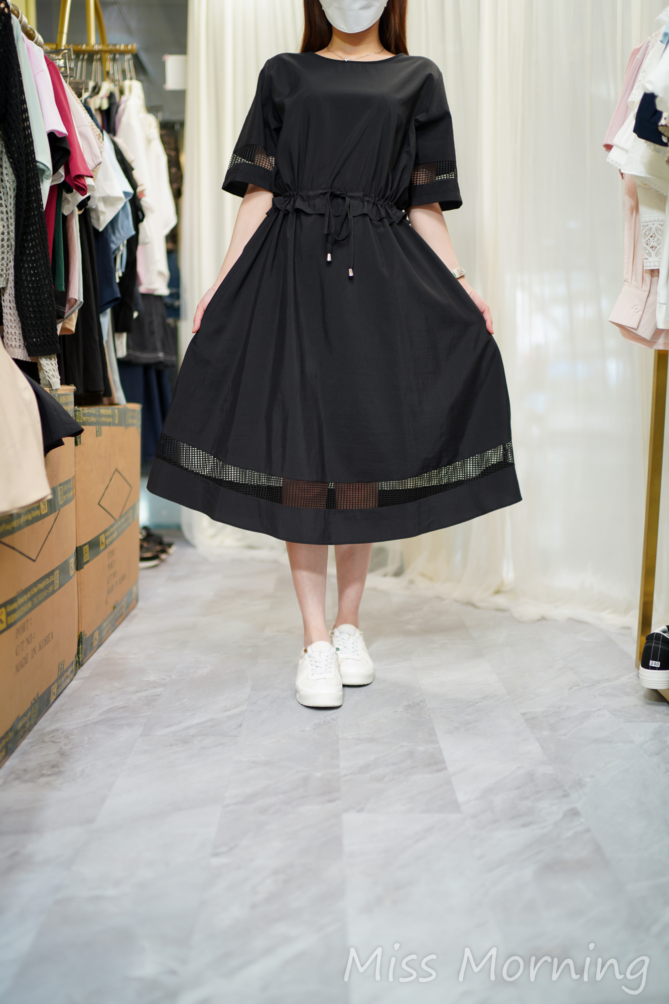 涼快高質連身裙(14631)