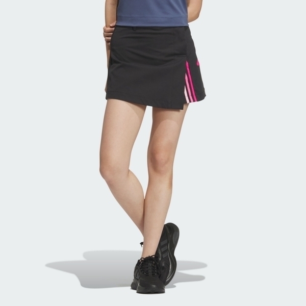 Adidas Summer Skort JJ1118 女 褲裙 運動 休閒 配腰帶 愛迪達 黑粉