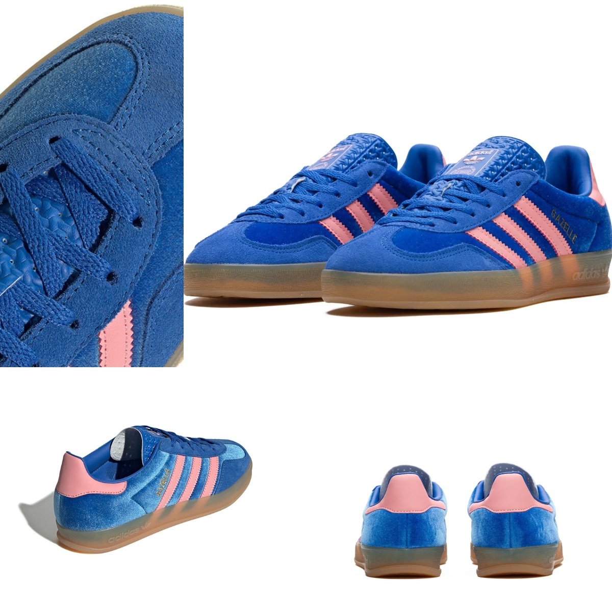 限時特價預購┃adidas Gazelle Indoor 寶藍 粉紅色 運動鞋