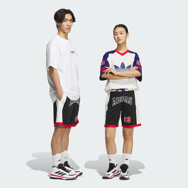 Adidas BB RS Short U JD6398 男 籃球褲 運動短褲 透氣 寬鬆 舒適 黑 紅