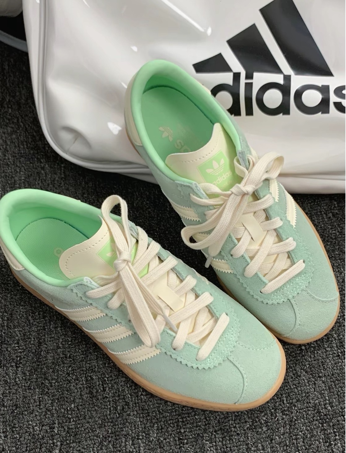 adidas Stadt 三葉草森林綠板鞋 復古低筒男女同款 潮感德訓鞋