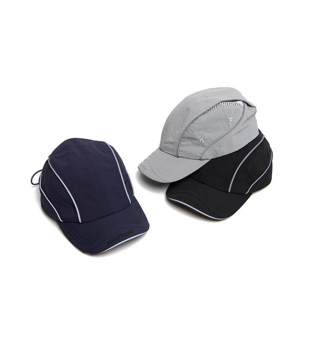 nozzle quiz®｜RFL. Split Cap (黑、灰、藍)