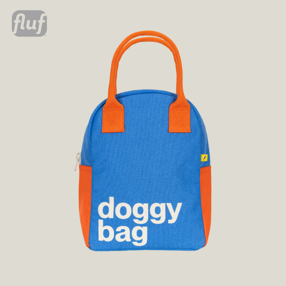 拉鍊隨手袋【doggy bag】-加拿大Fluf有機棉