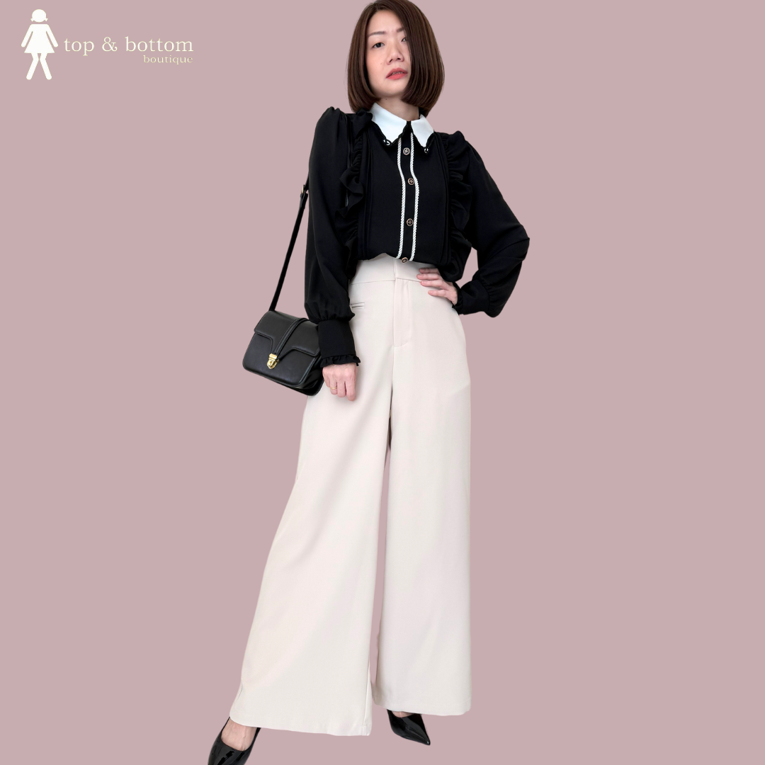 HIGH WAISTED LONG TROUSER