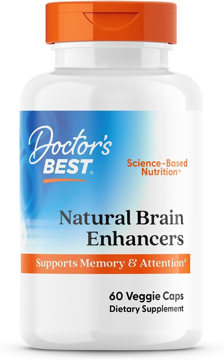 [預購] 強效專利配方腦磷脂 60粒 GPC Doctor's Best Natural Brain Enhancers