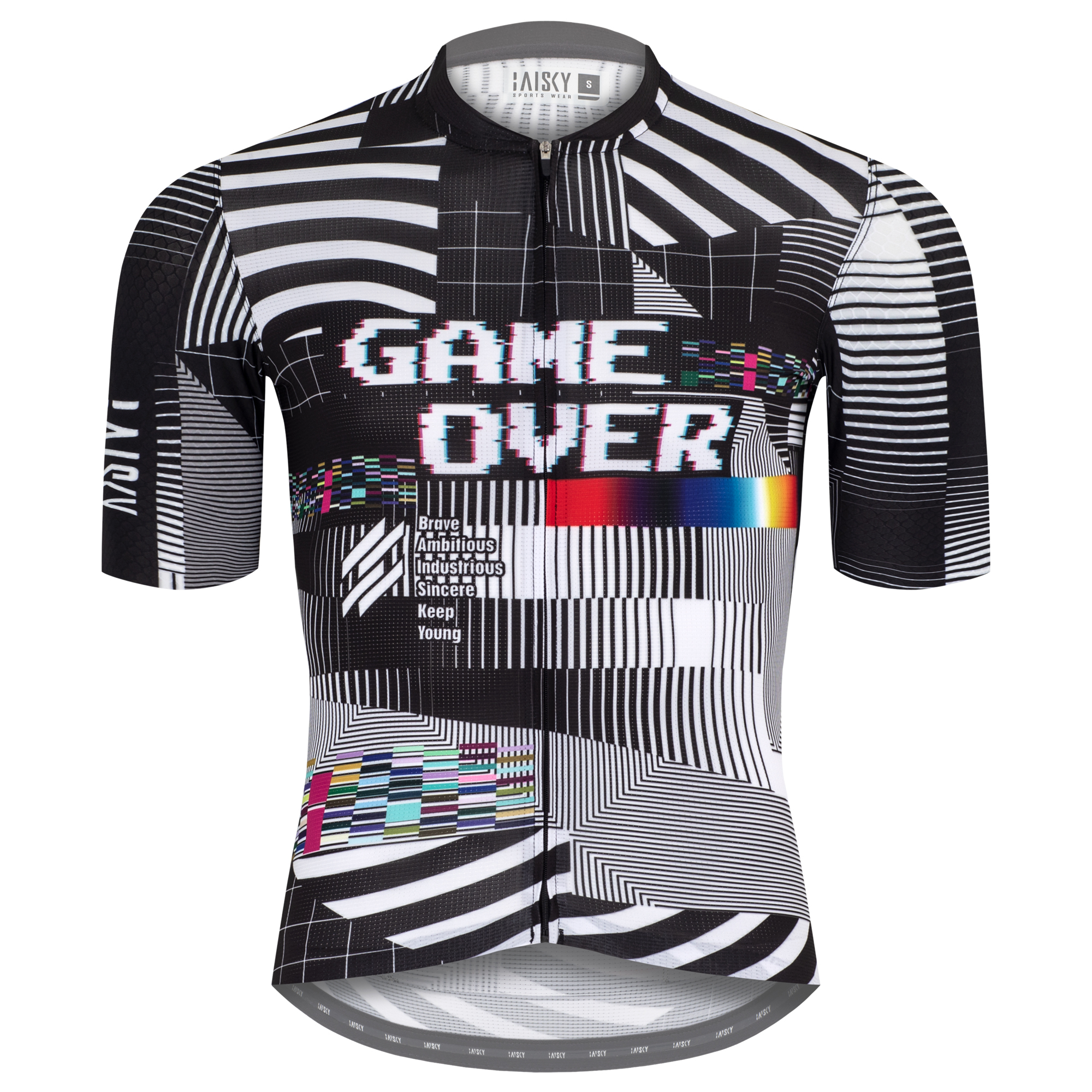 男款空力短車衣 終結 黑