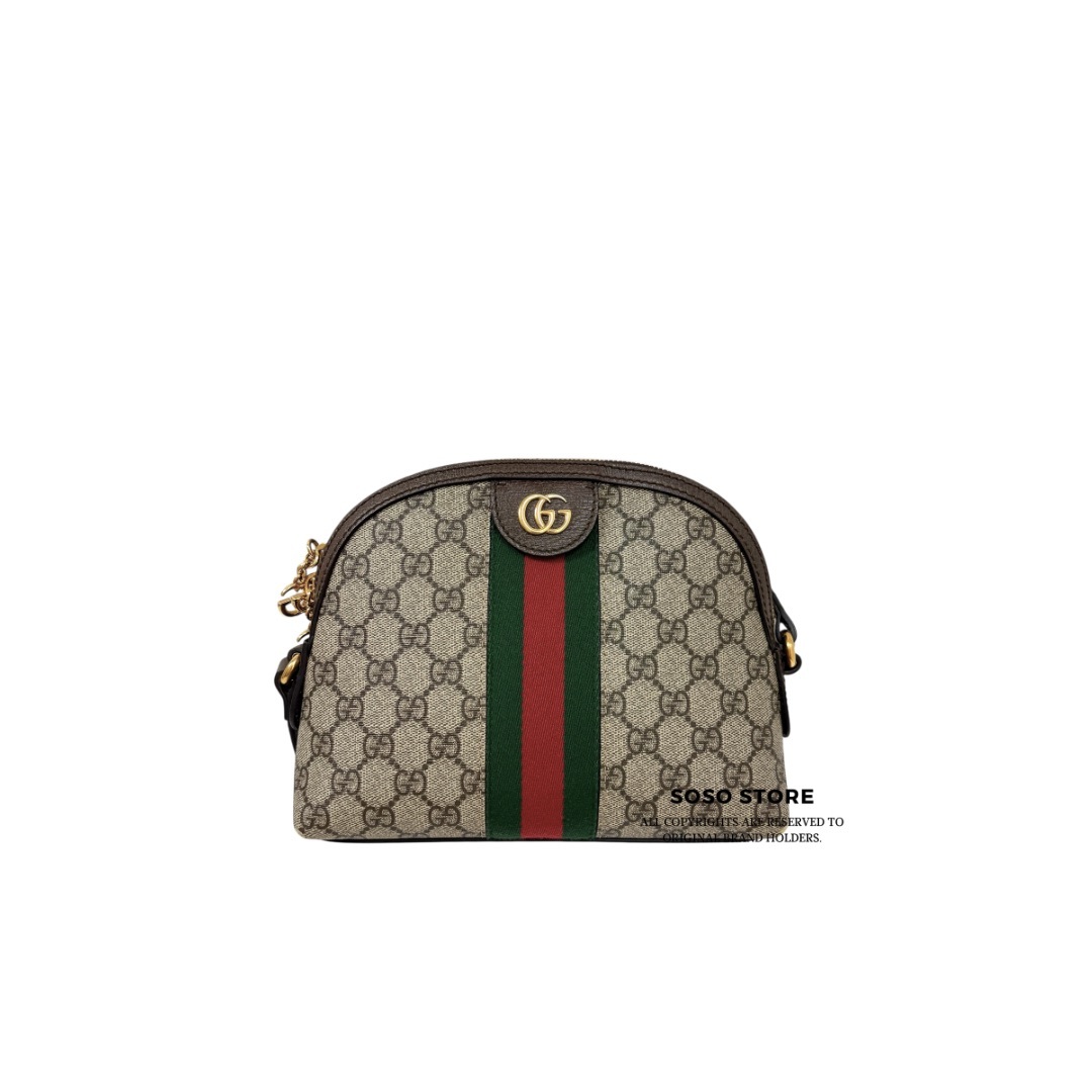 Gucci Ophidia Shoulder Bag - Brown / Ghw