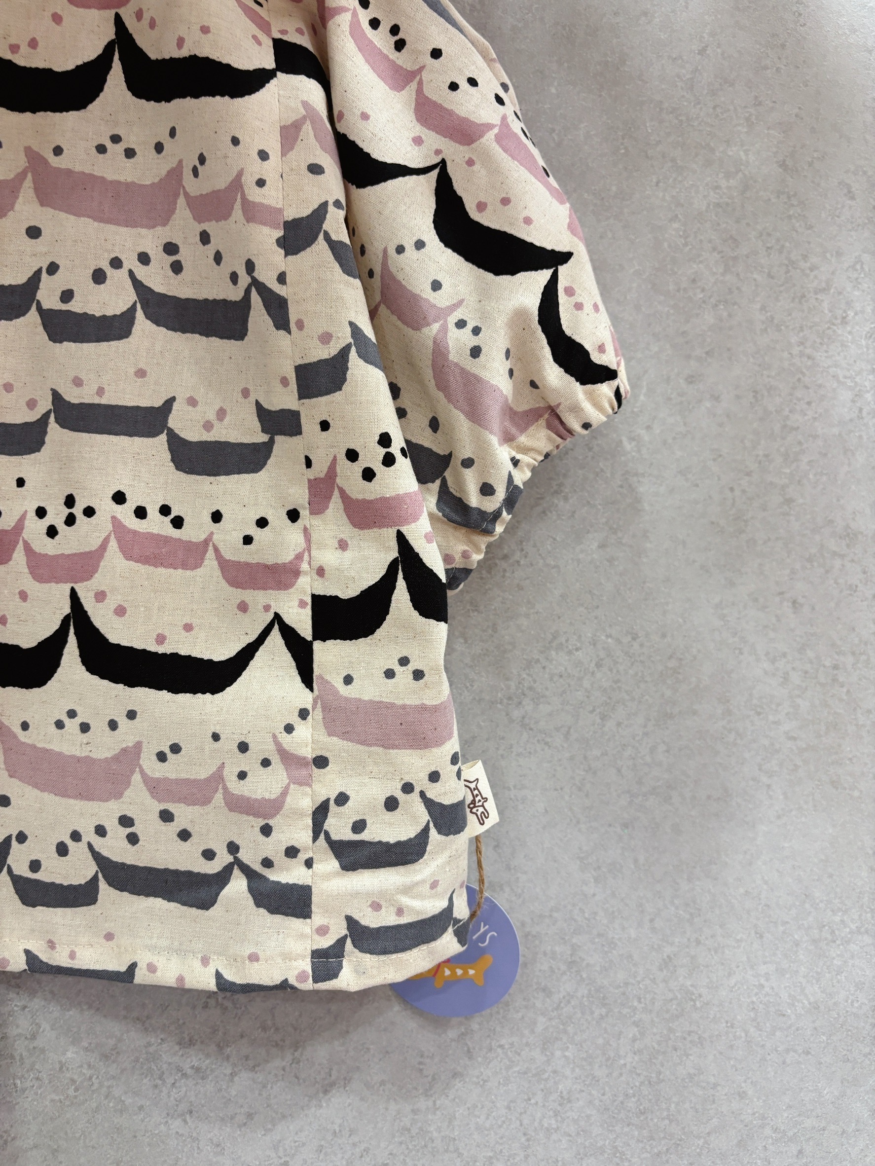 米帆船 飛鼠袖上衣(120)