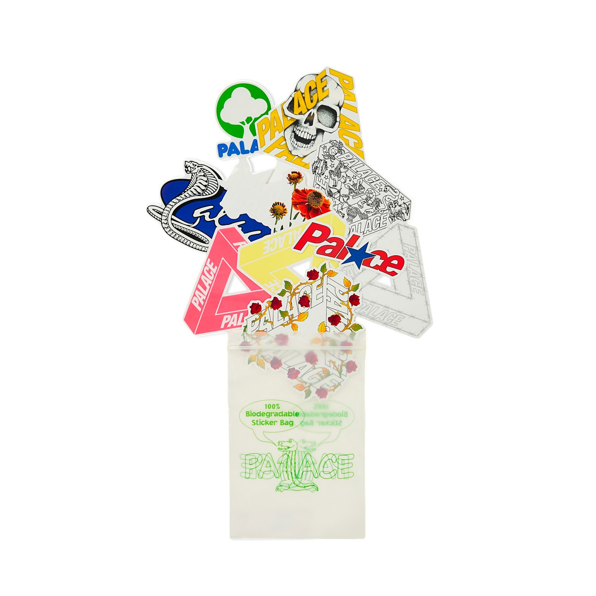 2025SS PALACE SUMMER STICKER PACK MULTI 三角 LOGO 貼紙組 現貨 P28ACC083